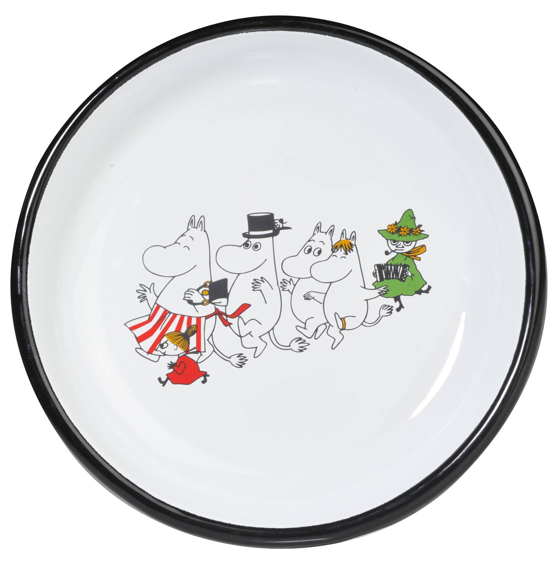 Muurla enamel plate 18cm Colors Moominvalley