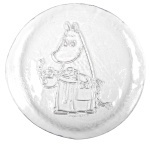 Muurla glass plate 26cm Moominmamma