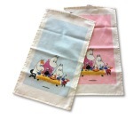OPTO Terry Towel 50x30 Moomin Teaparty pink and blue