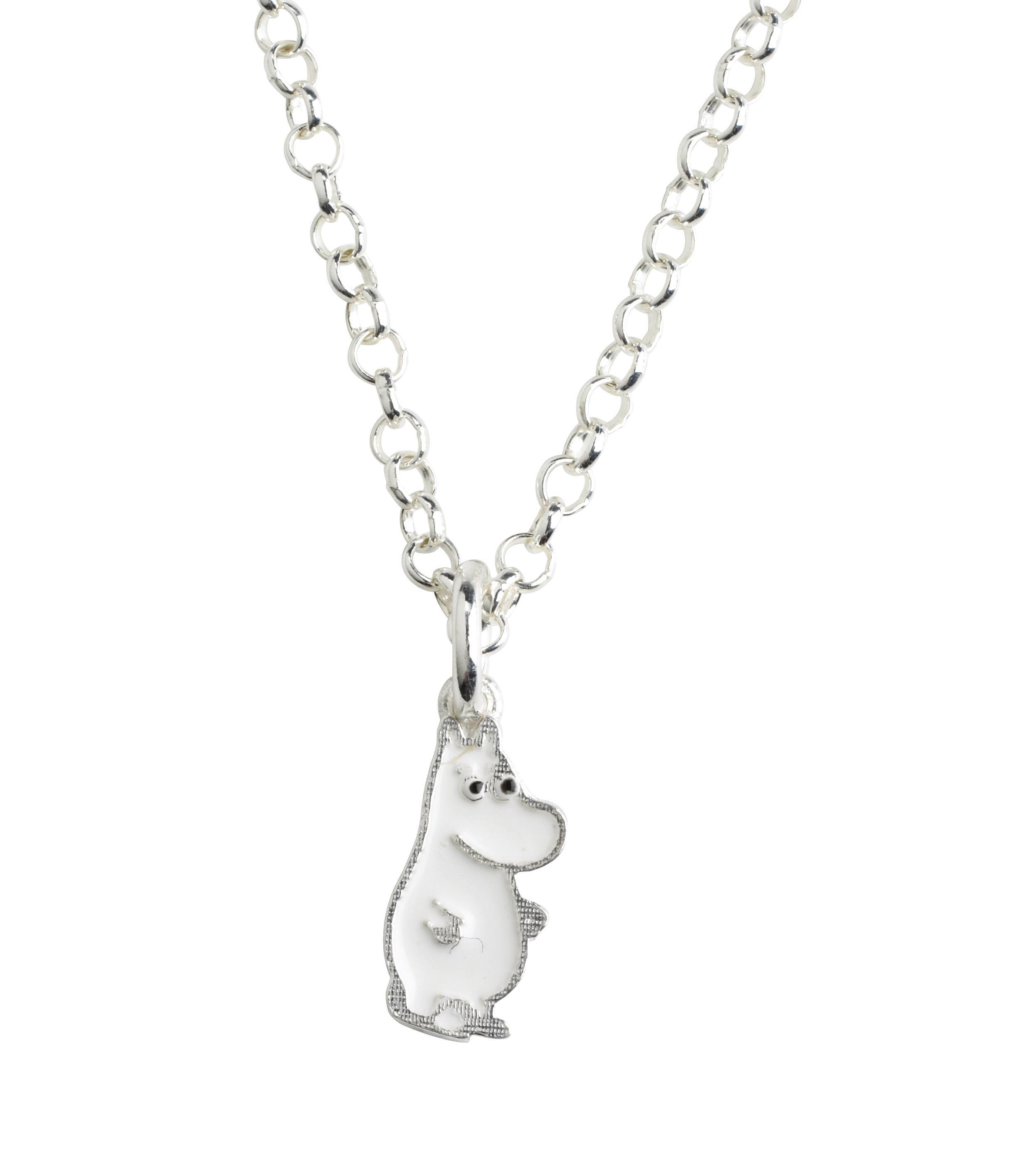 Nordahl Sliver necklace with Moomin pendant silver with enamel 