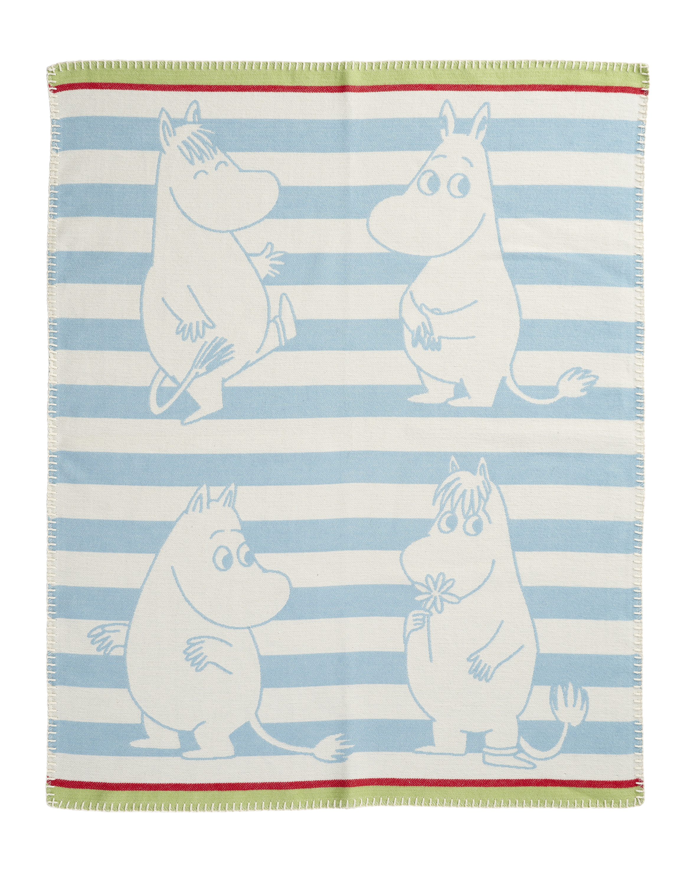 Klippan Yllefabrik Moomin Cotton Blanket 70x90 cm