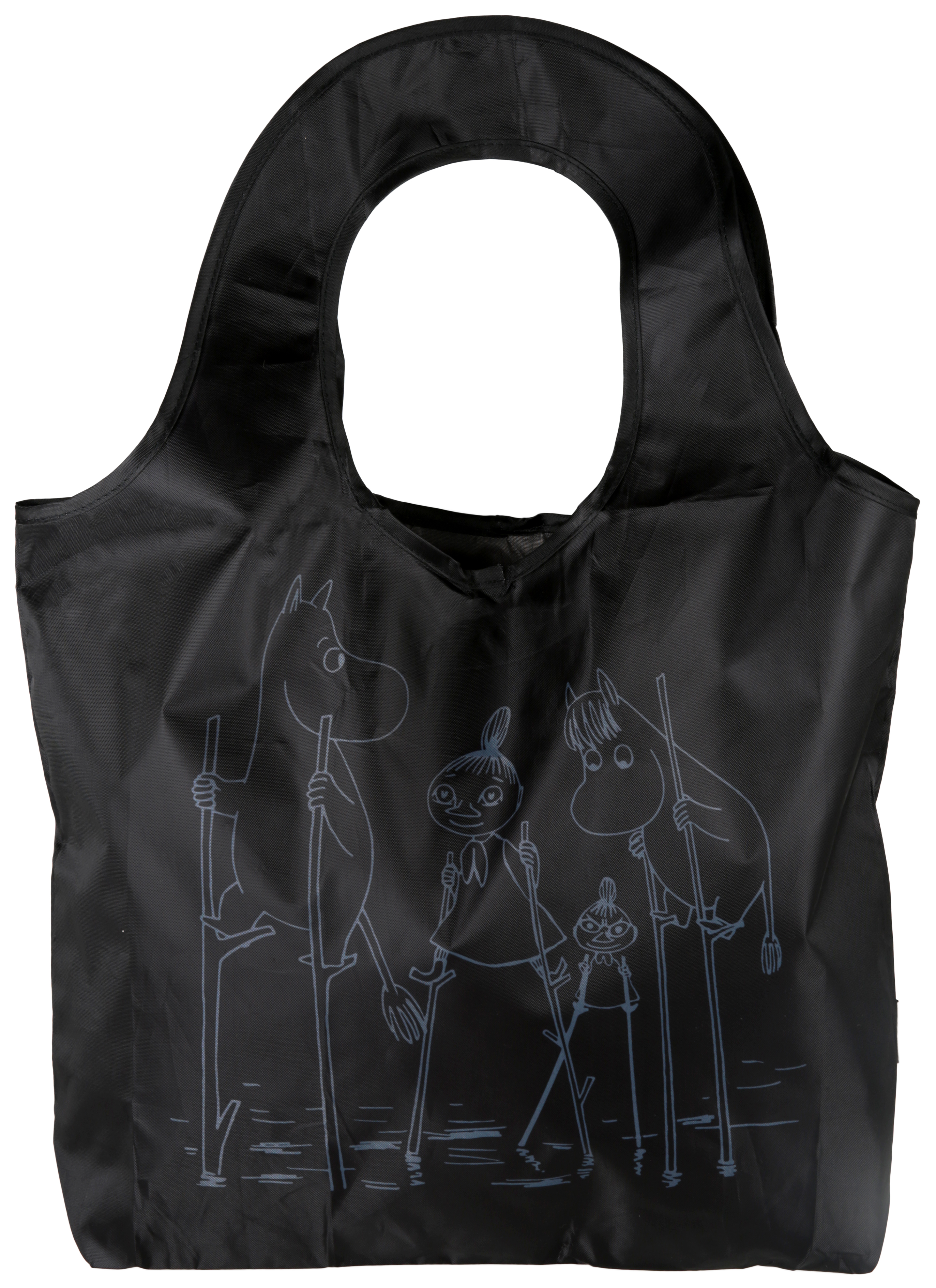 Martinex Moomin Kampsu Shopping Bag Flood Black