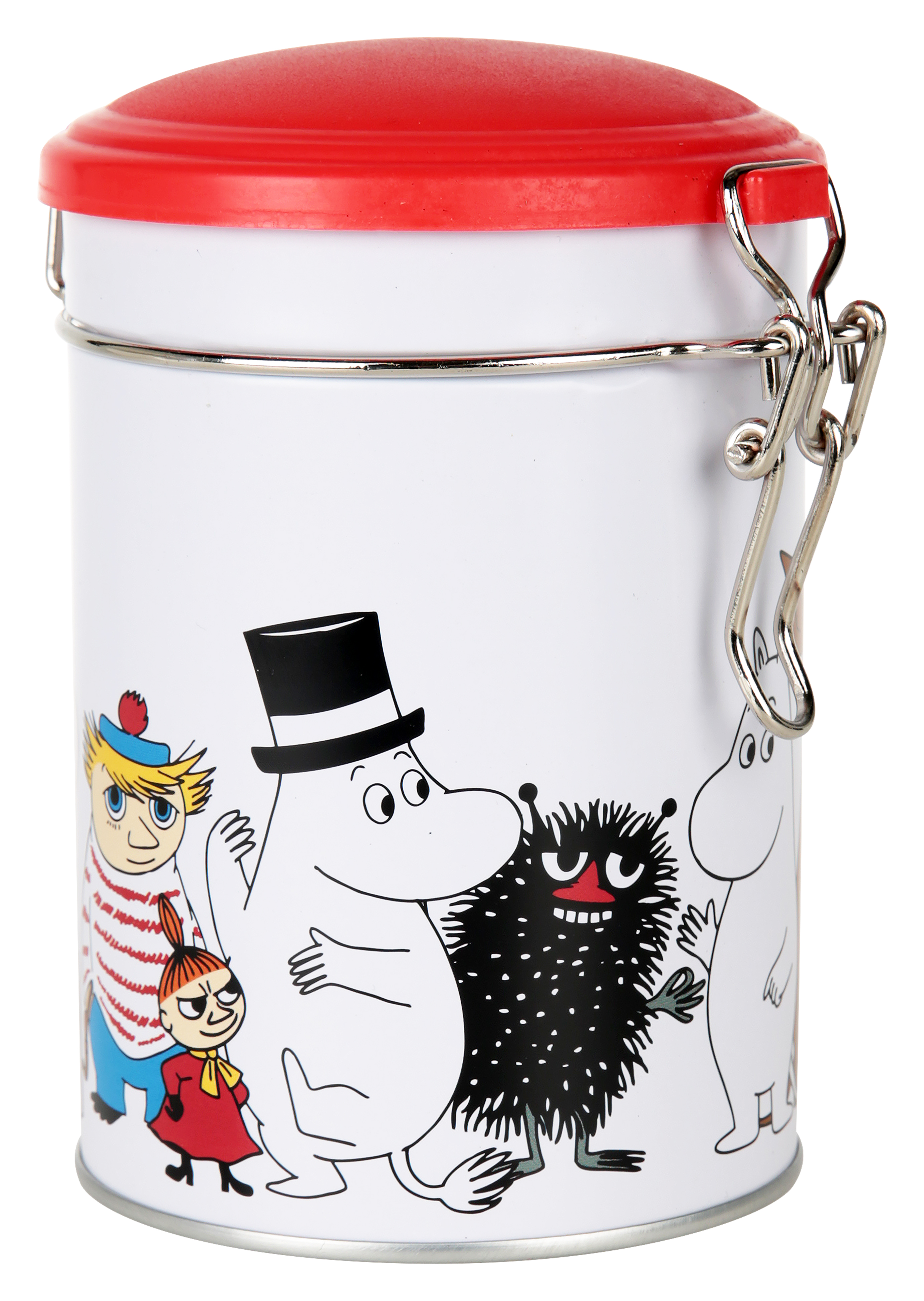 Martinex Moomin Characters Round Tea Tin