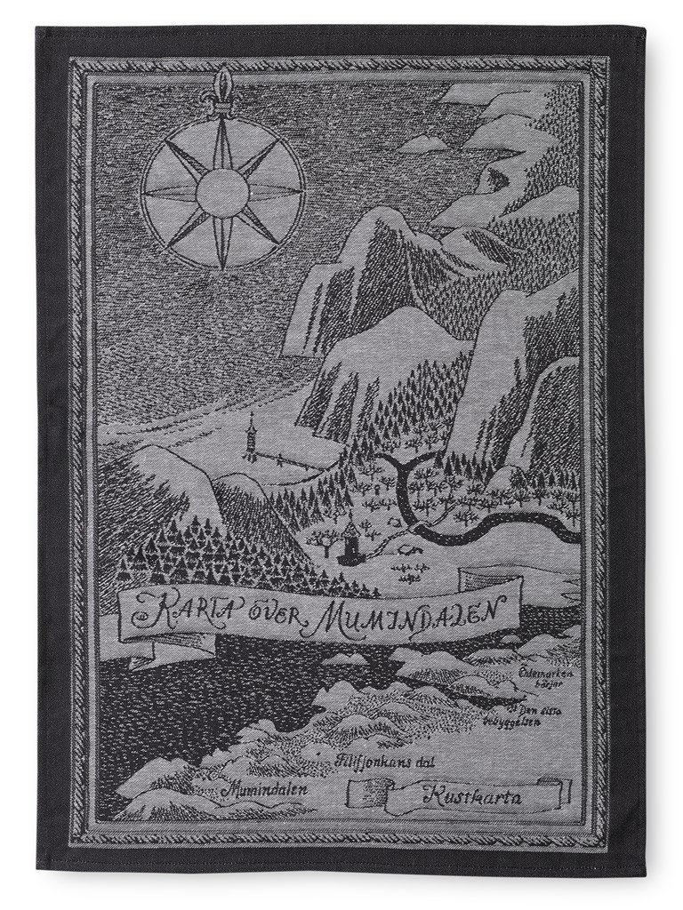 Finlayson Map of Moominvalley Kitchen Towel