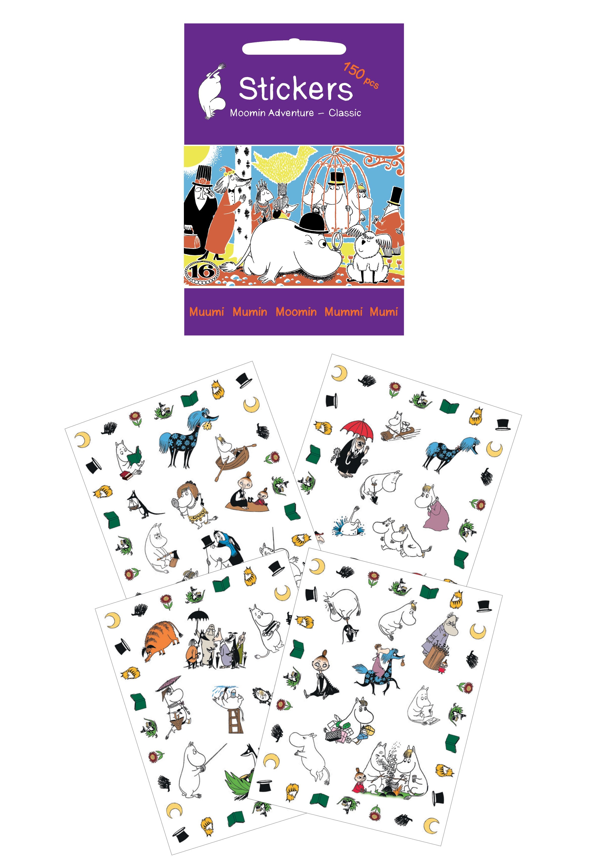 Barbo Toys stickers moomin adventure