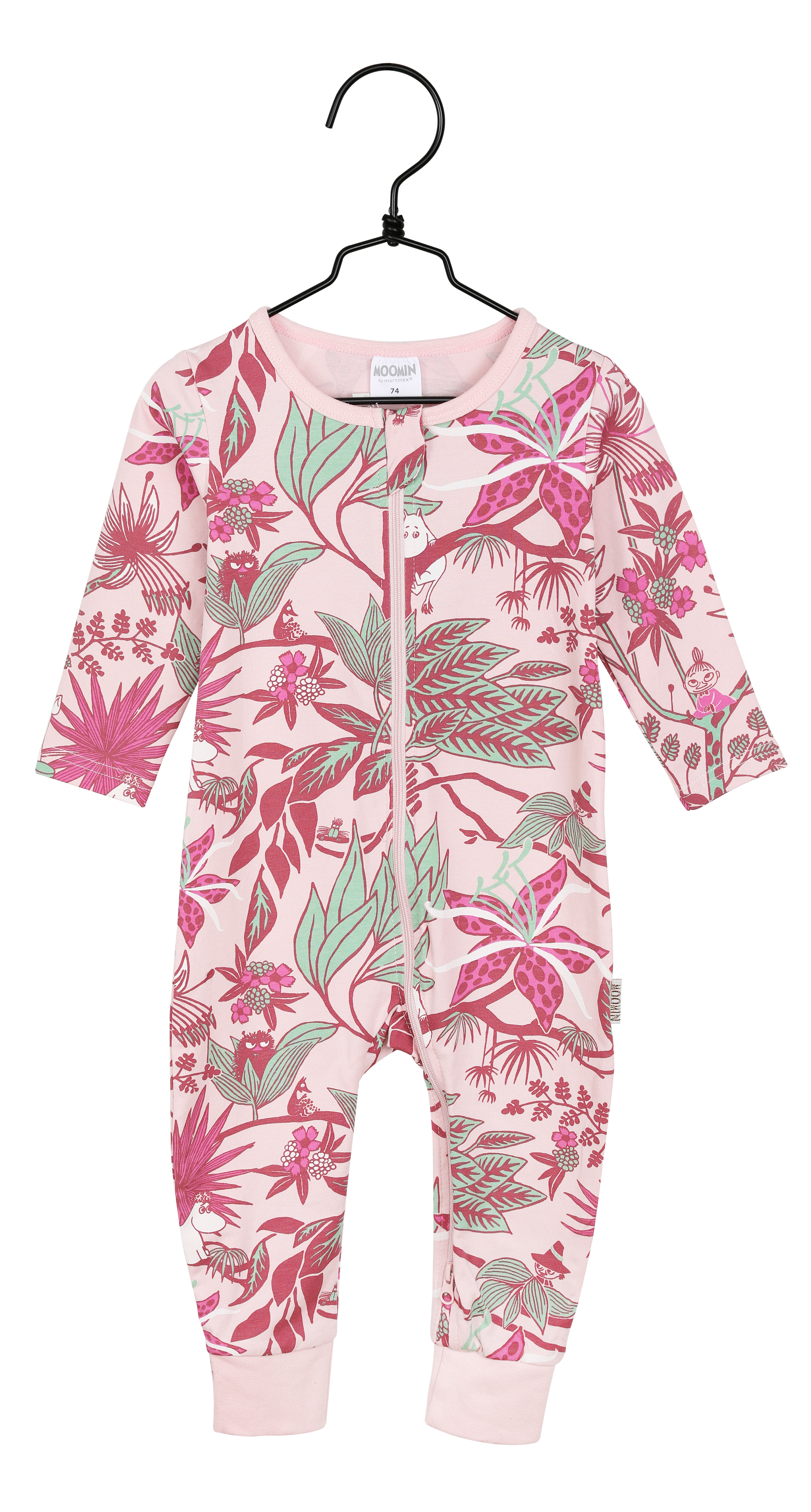 Martinex Moomin Jungle Flower Pyjamas Magenta