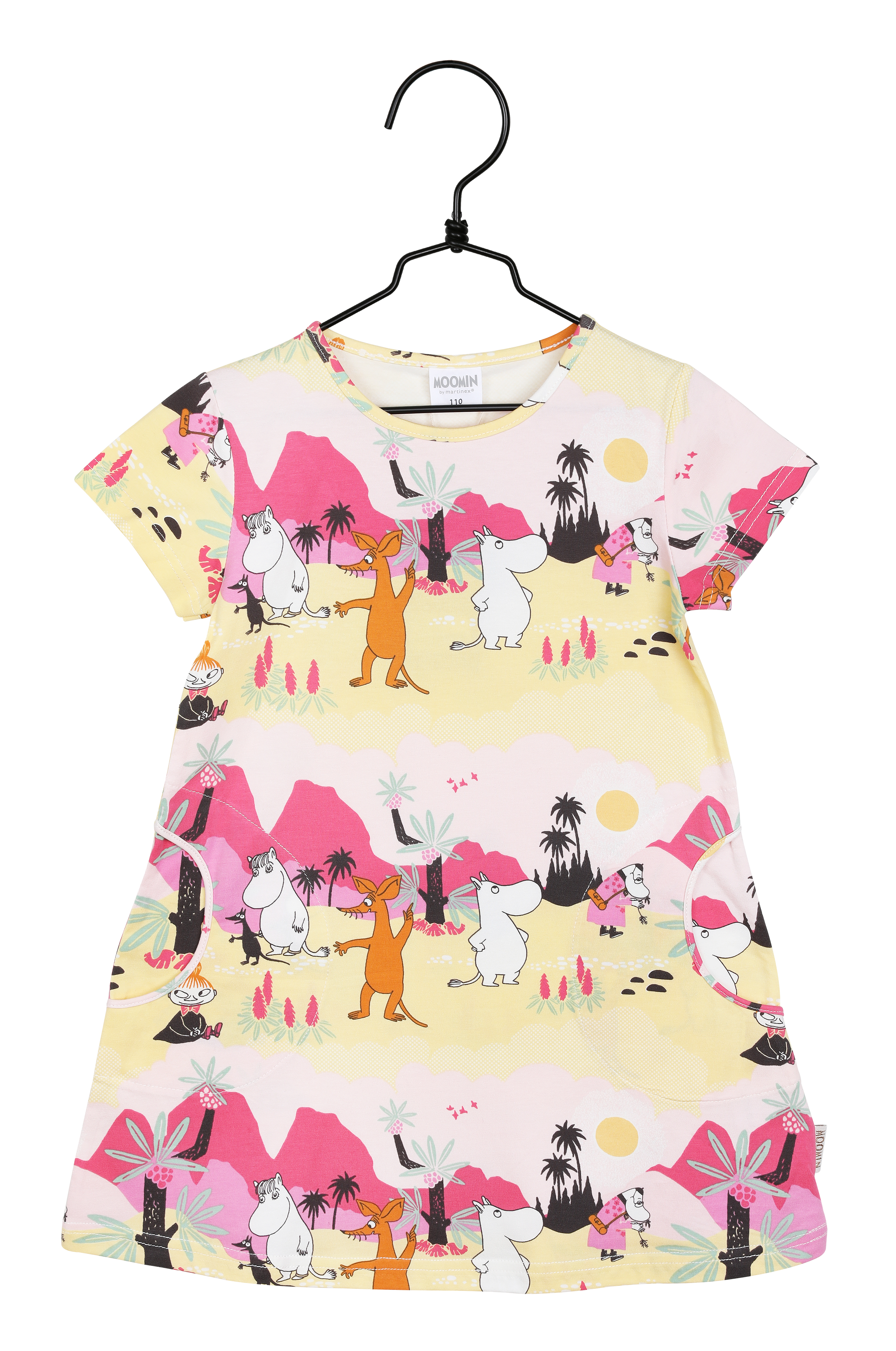 Martinex Moomin Tropical Pocket Dress Pink