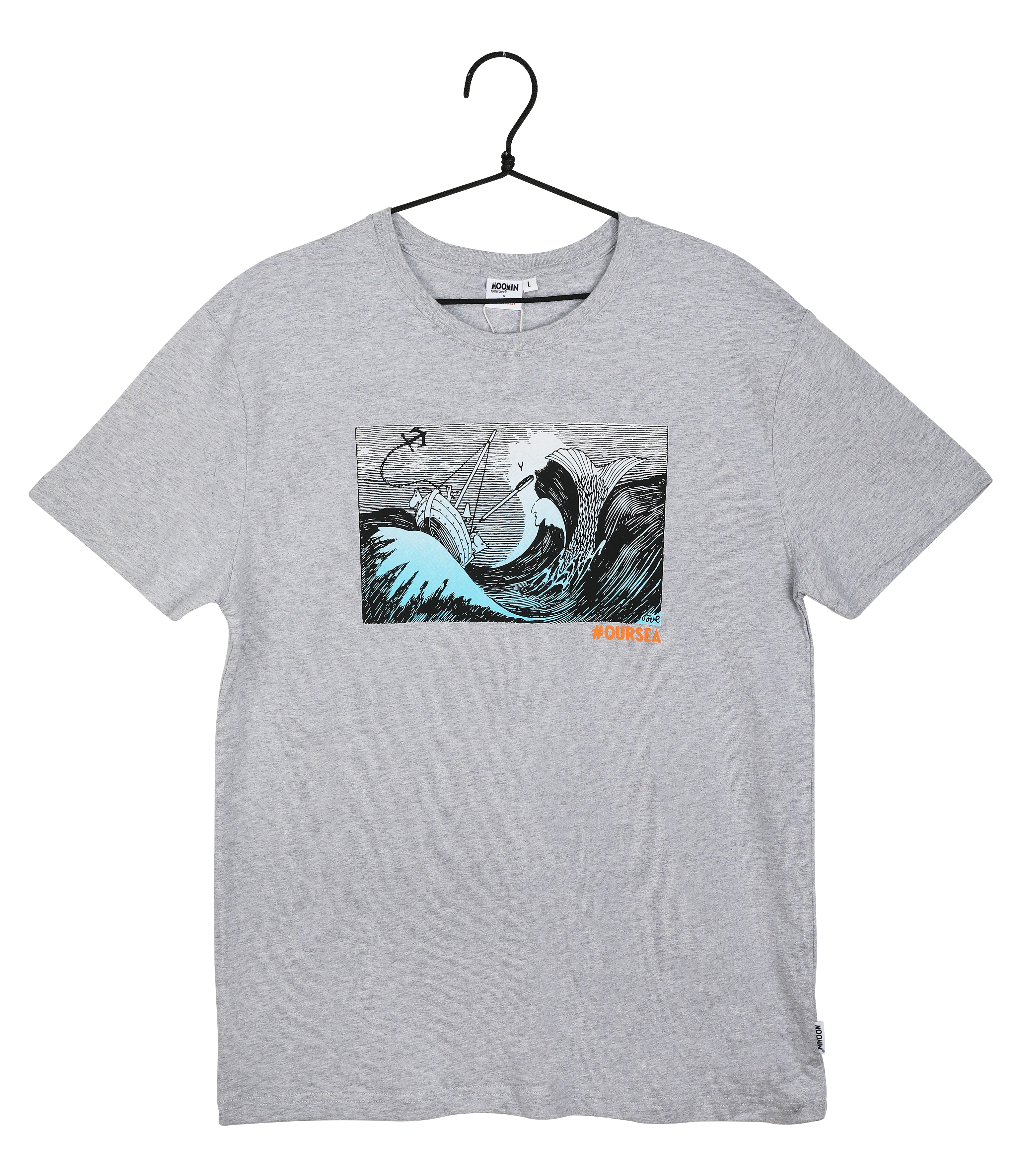 Martinex Moomin Our Sea T-shirt Grey