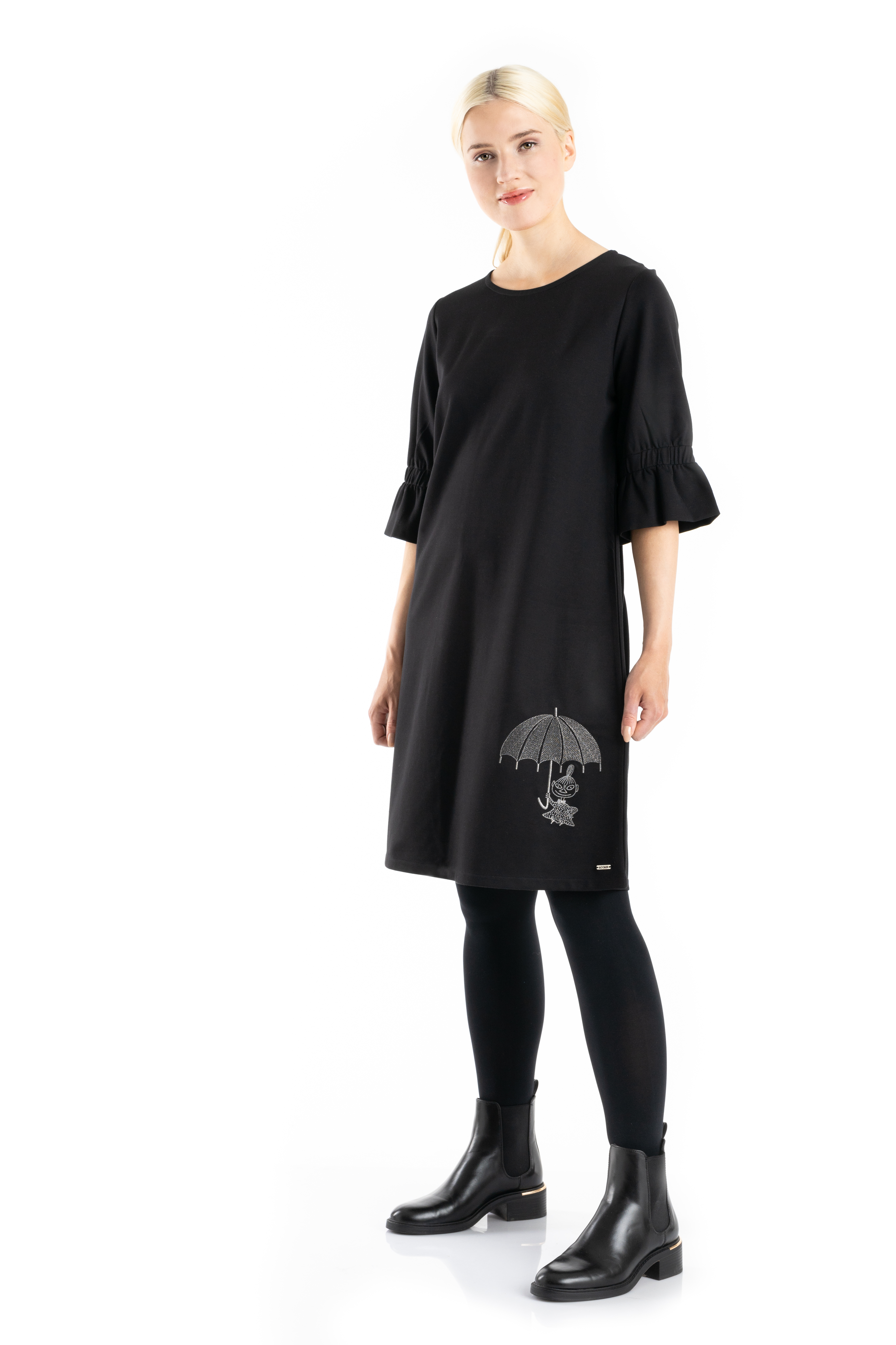 Martinex Moomin Auri Dress Fiery Black