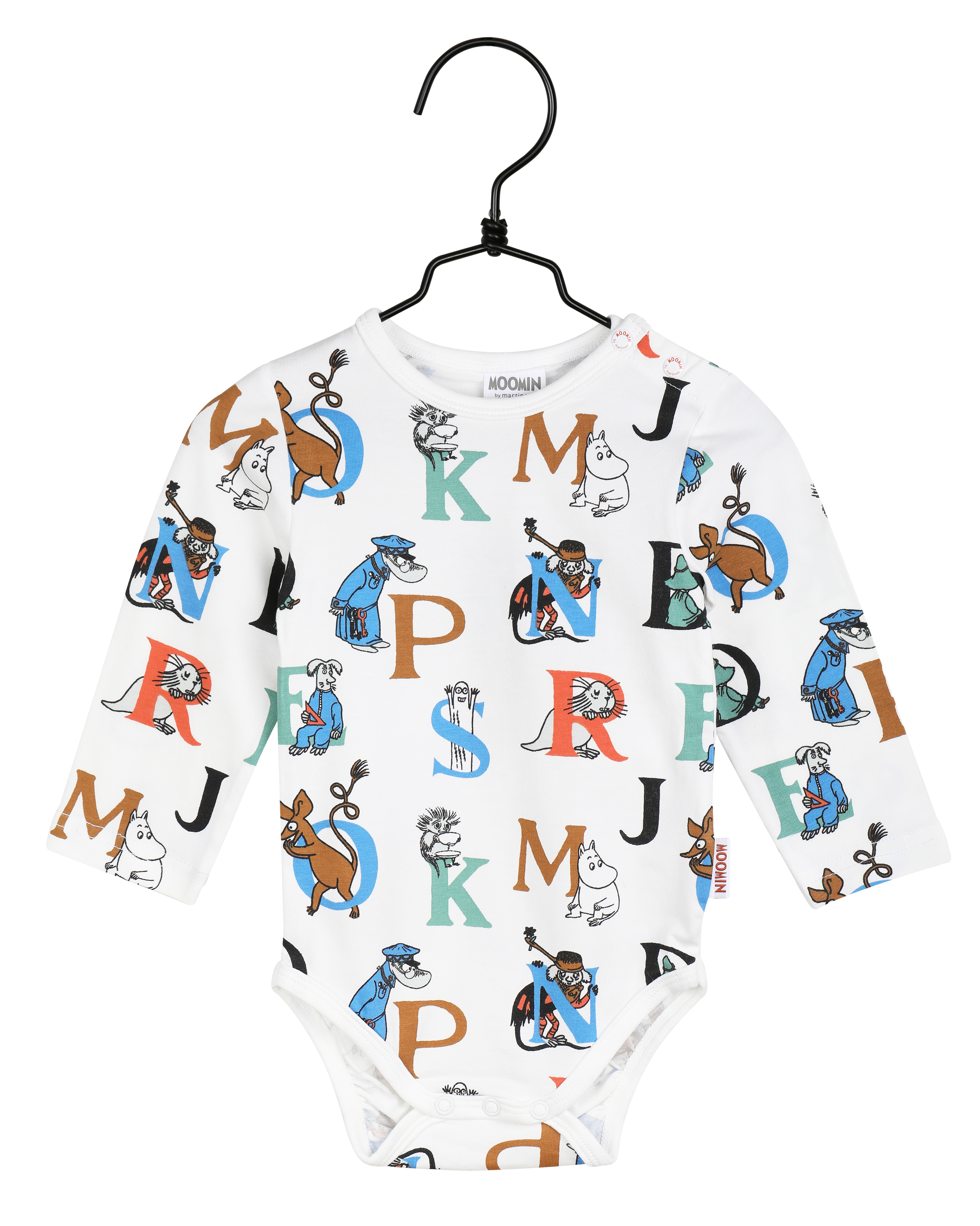 Martinex Moomin Alphabet Bodysuit Off-White
