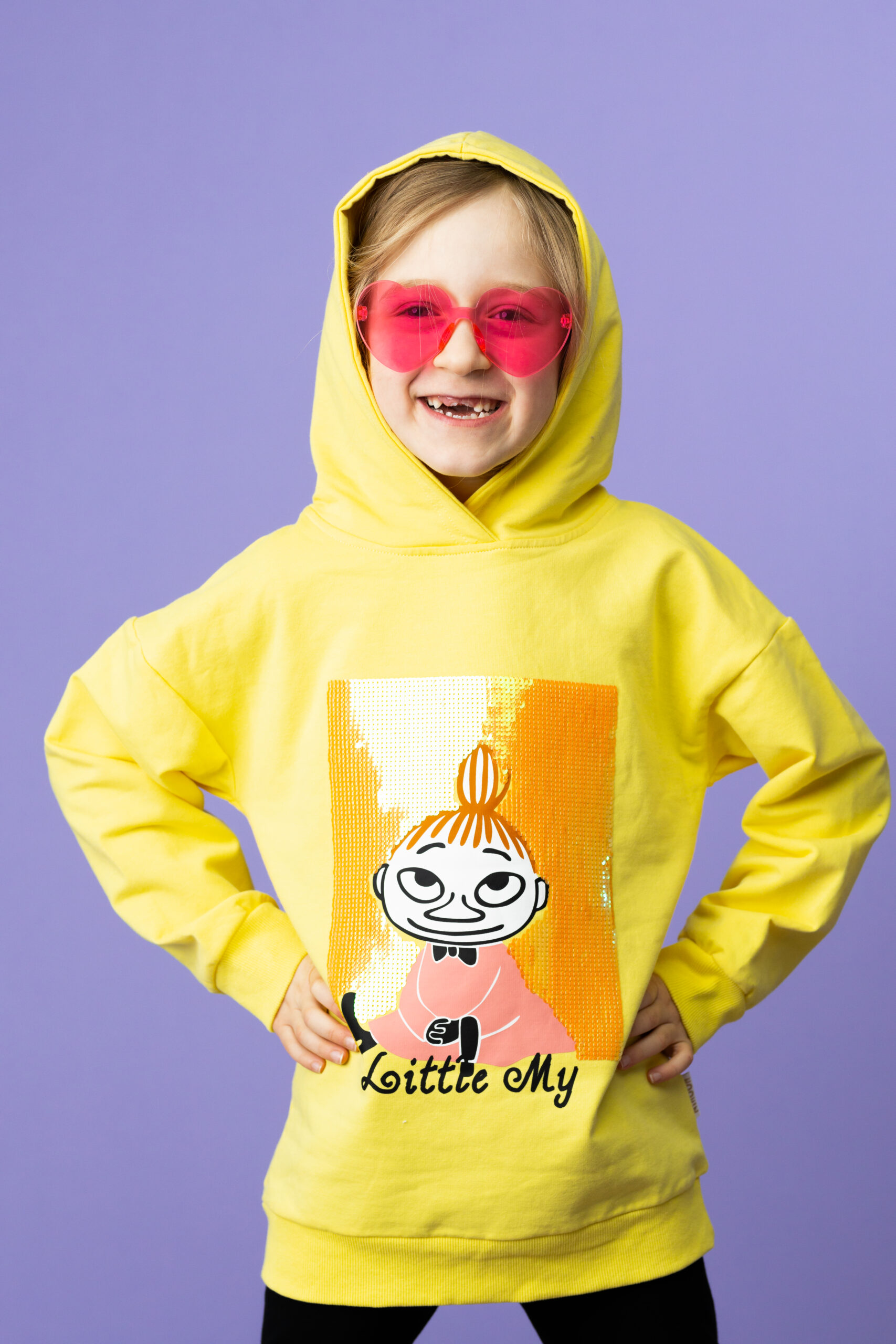 Martinex Moomin Little My Hoodie yellow