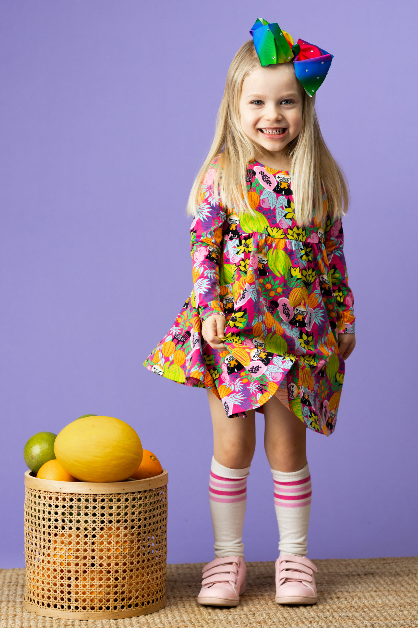 Martinex Moomin Papaya Pocket Dress magenta