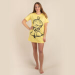 Martinex Moomin Sketch1 Nightgown Short-sleeve yellow