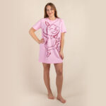 Martinex Moomin Sketch1 Nightgown Short-sleeve pink