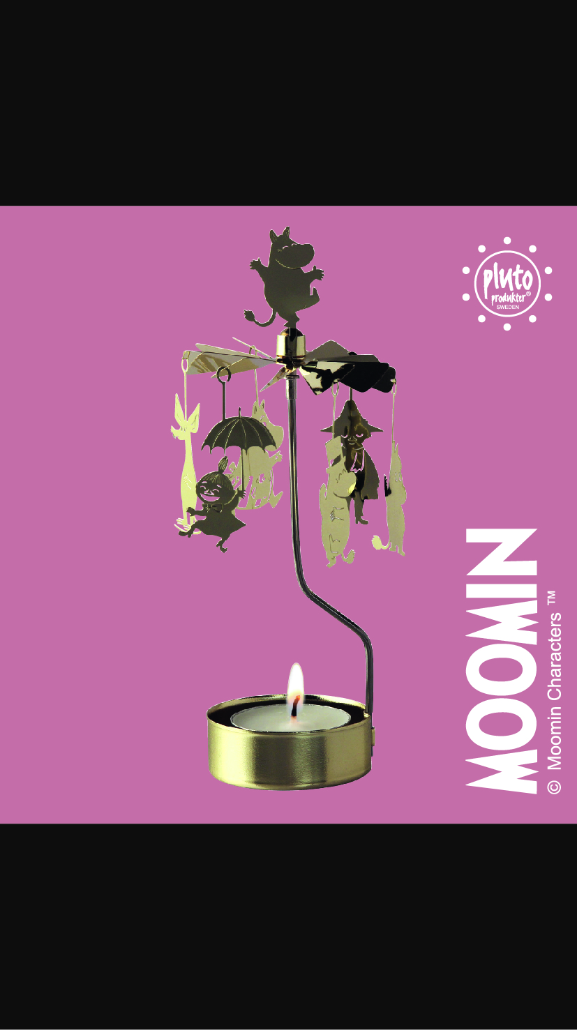 Pluto produkter Rotary Candle Holder Moomin Family
