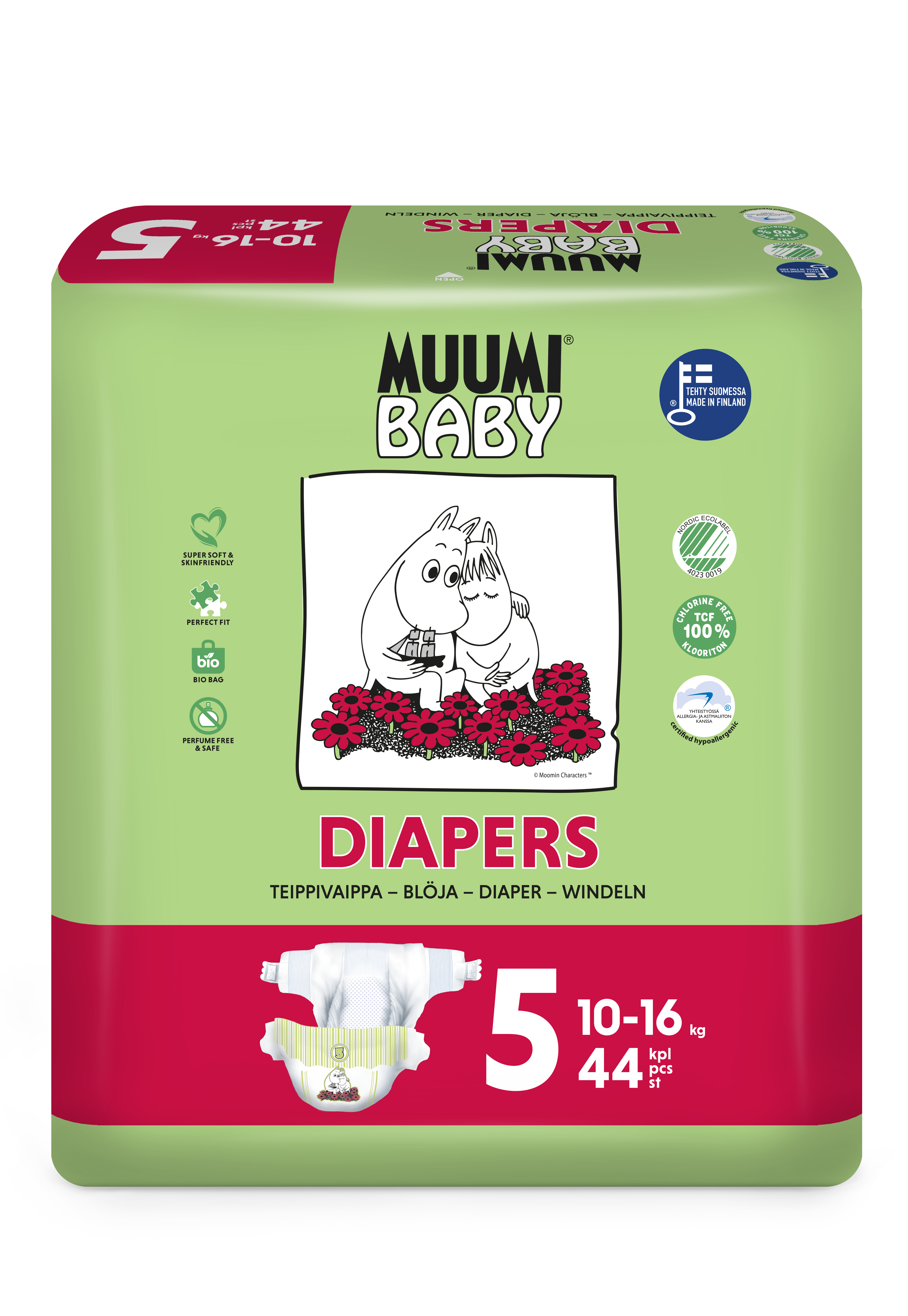 Delipap Muumi Baby Diapers 5