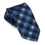 Lasessor Muumikuperkeikka silk necktie d.blue