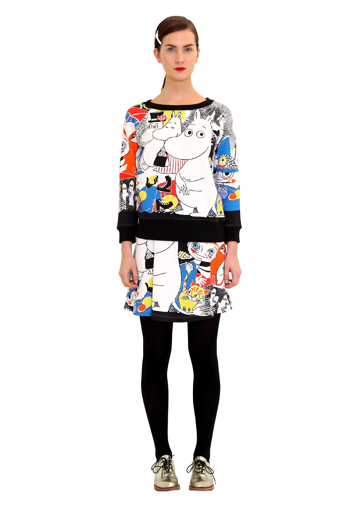 Ivana Helsinki Moomin Digiprint Sweater and Skirt 