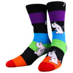 NVRLND Moomin Rainbow Crew Socks