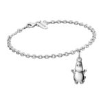 Saurum Moomintroll silver bracelet