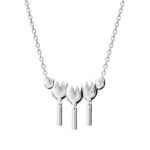 Saurum Moomin Garden silver pendant