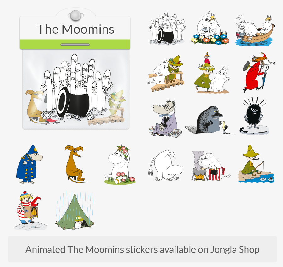 Image: Jongla The Moomins Stickers