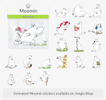 Jongla Moomin Stickers