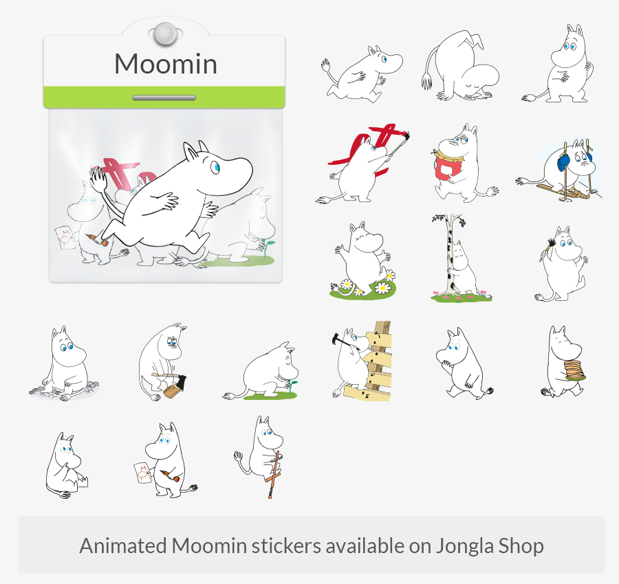 Image: Jongla Moomin Stickers