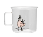 Moomin Originals by Muurla Little My glass mug 3,5 dl clear