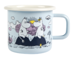 Muurla Moomin Cloudy day enamel mug 3,7 dl