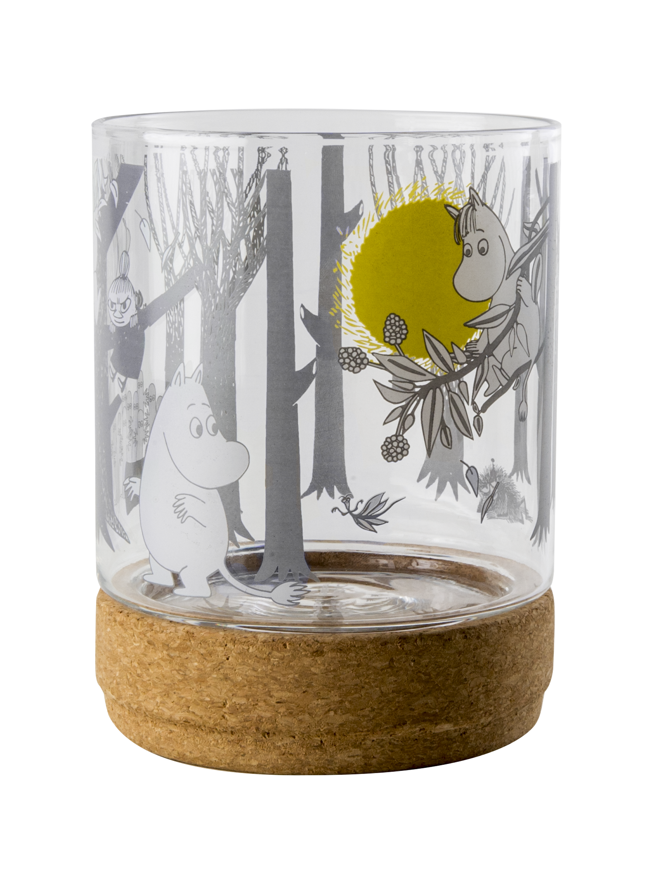 Muurla lantern/jar with cork stand/lid, Moomin Forest