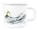 Muurla Moomin Originals Gone fishing enamel mug 3,7 dl