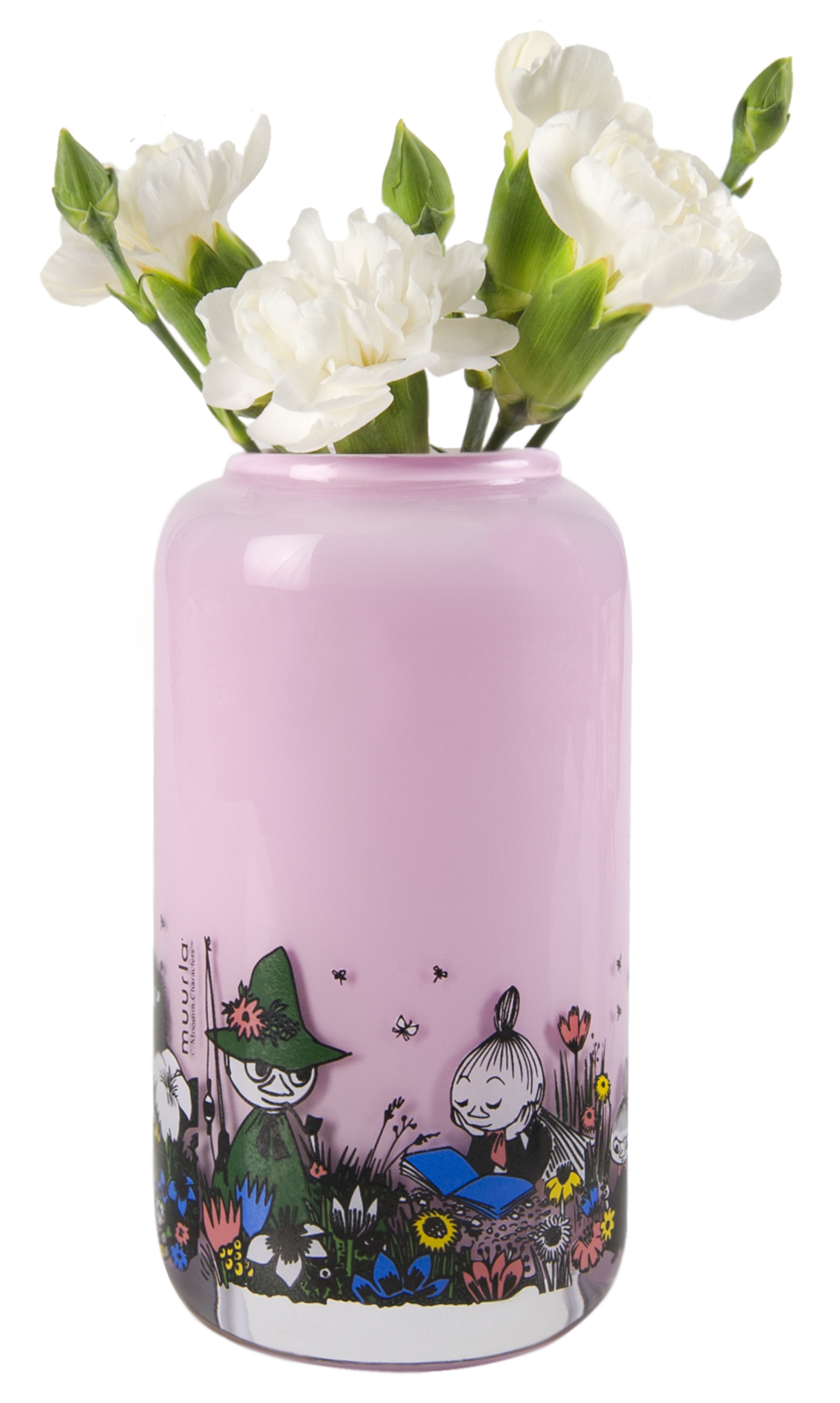 Muurla Shared Moment glass vase, light pink