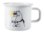 Muurla Moomin Winter Romance enamel mug 3,7dl