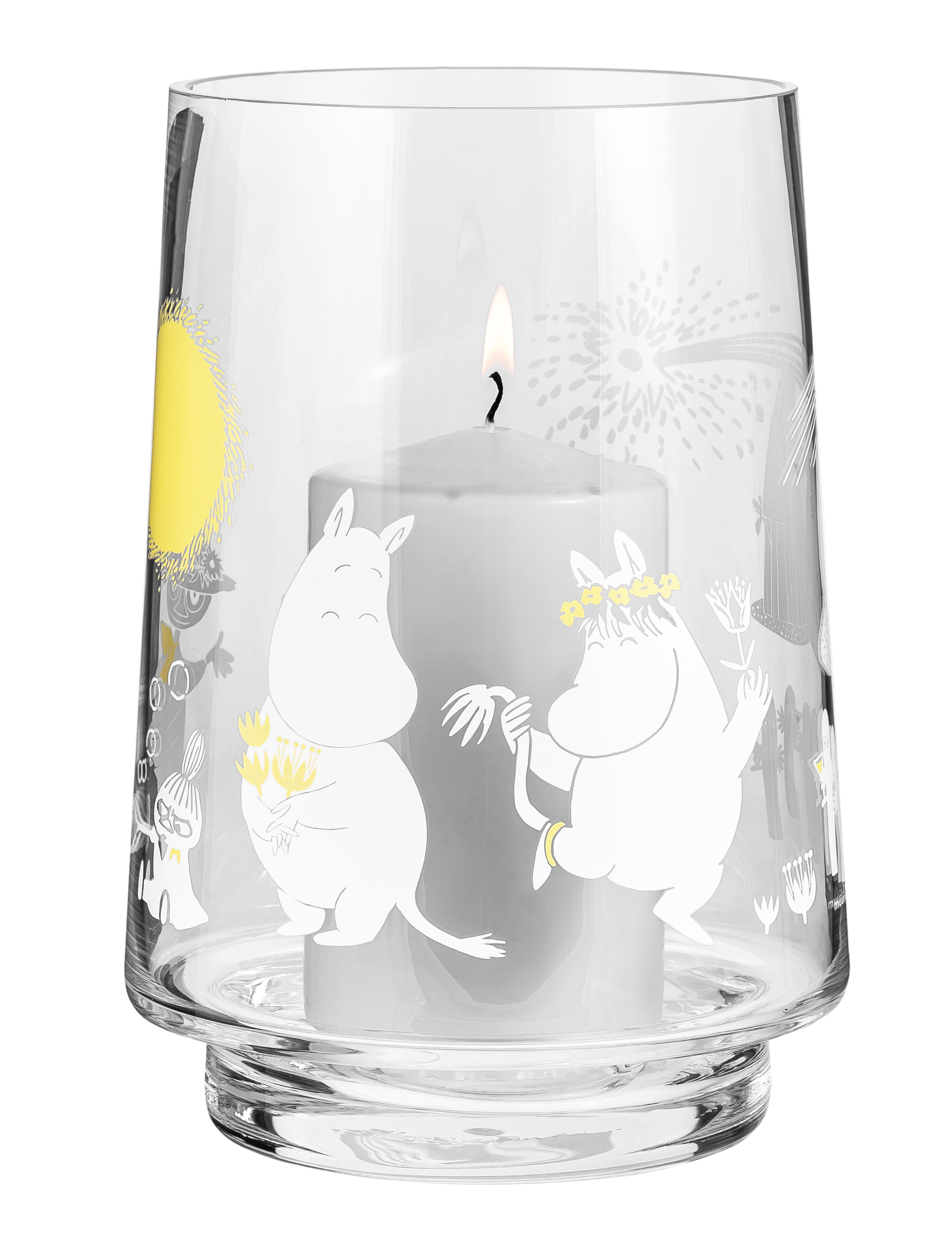 Moomin by Muurla Juhlat! K-Citymarket 50 candle lantern / vase 20 cm 