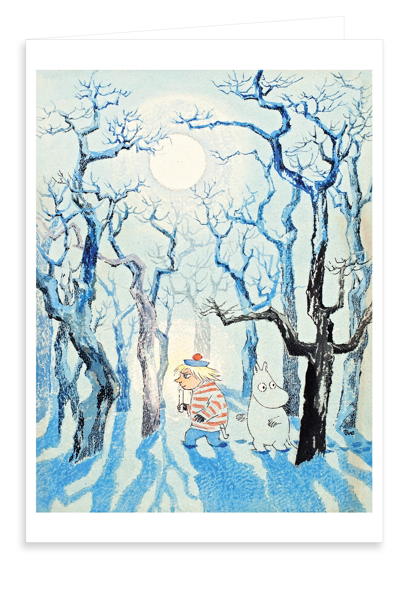 Putinki Greeting Card Moominland Midwinter » Moomin products