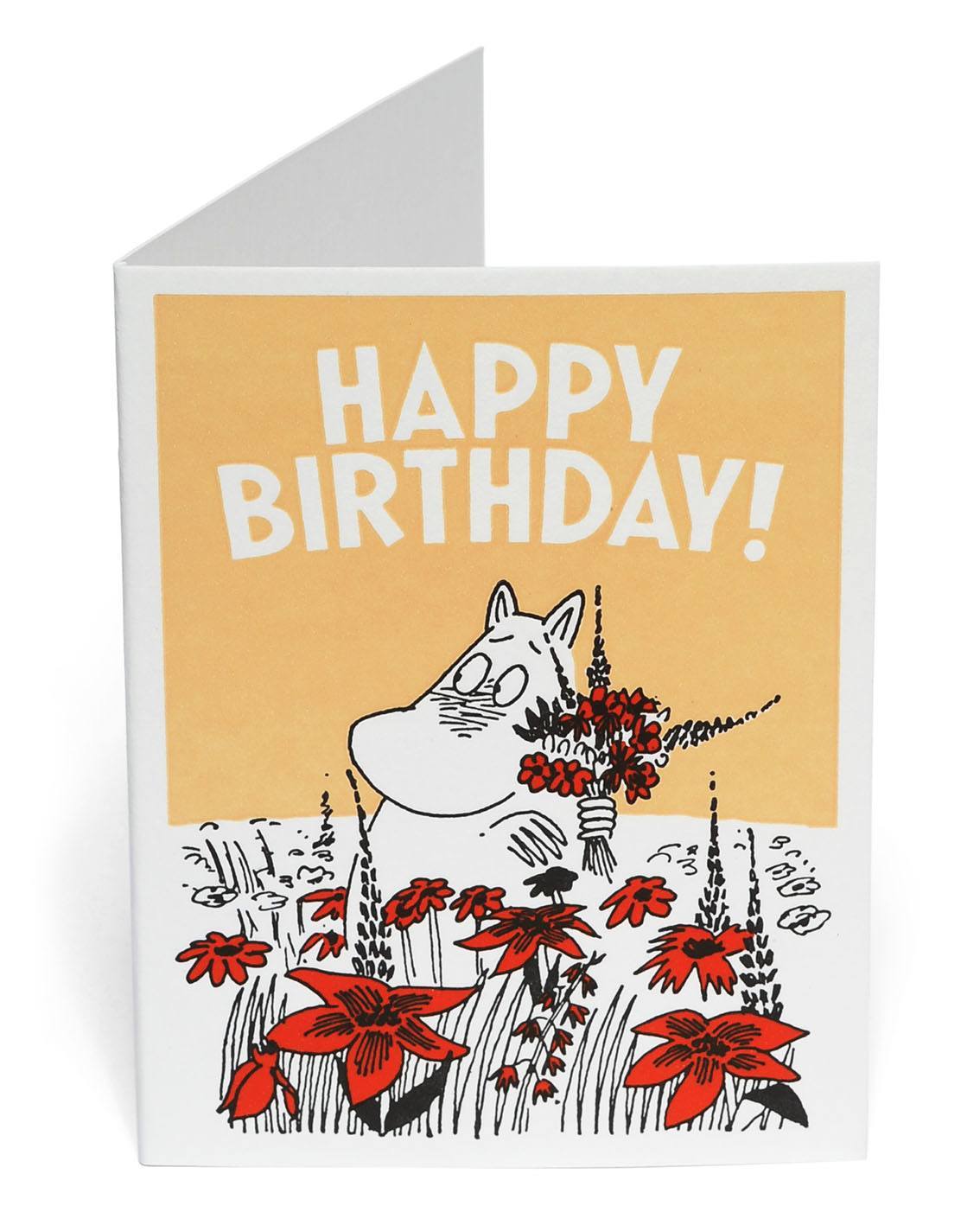 Putinki Letterpress Greeting Card Happy Birthday