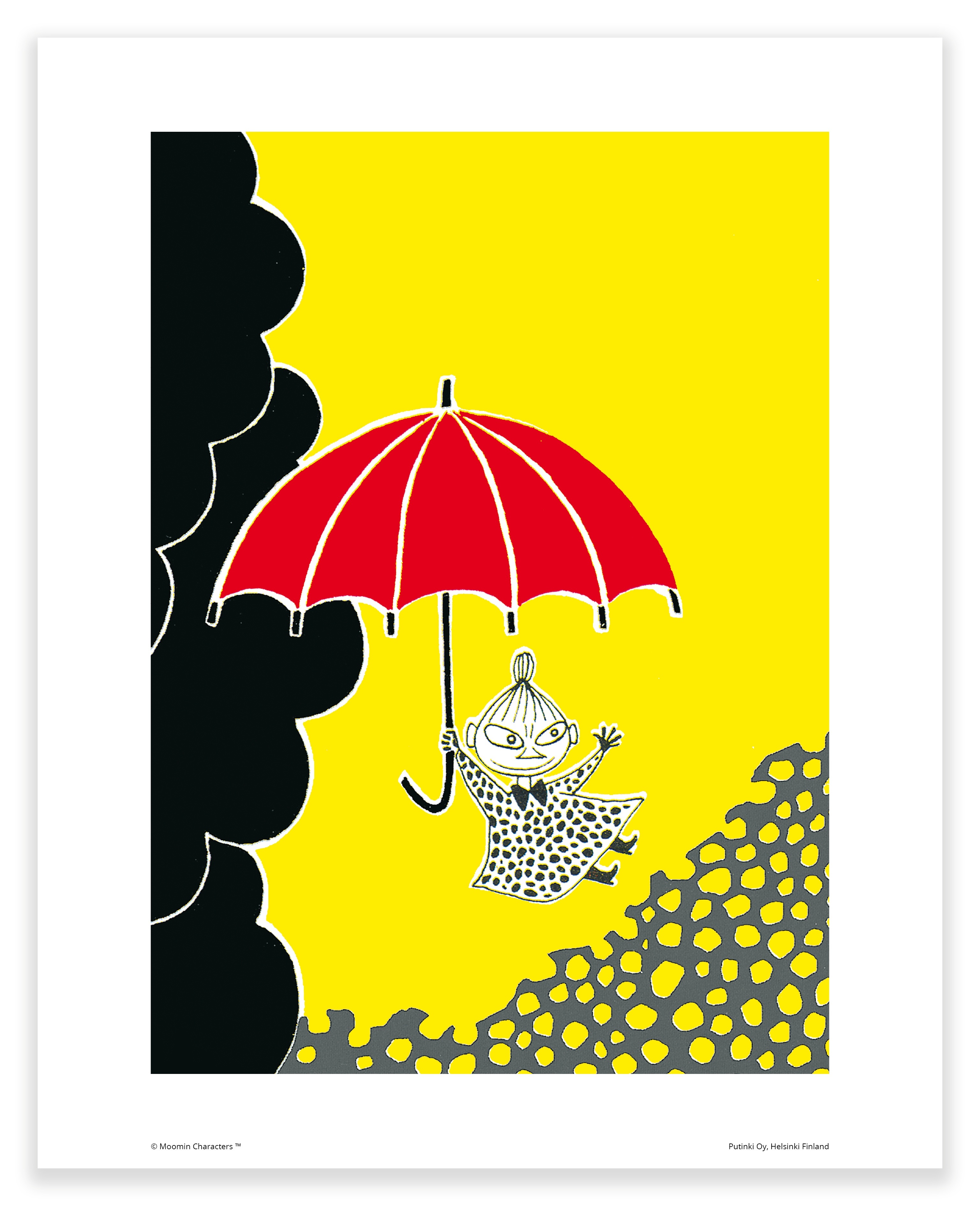 Putinki Poster Little My with Umbrella