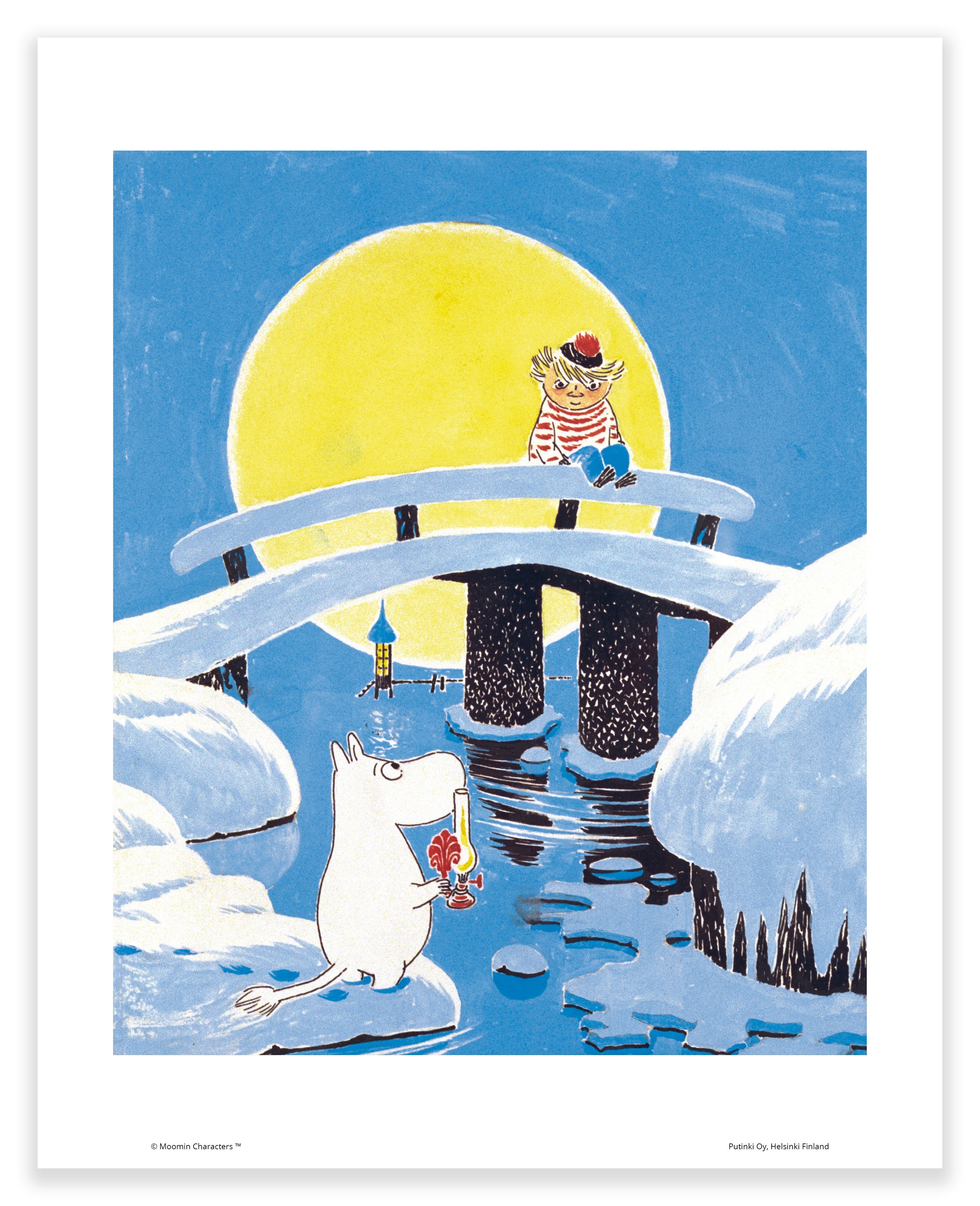 Putinki Poster Moominland Midwinter Bridge