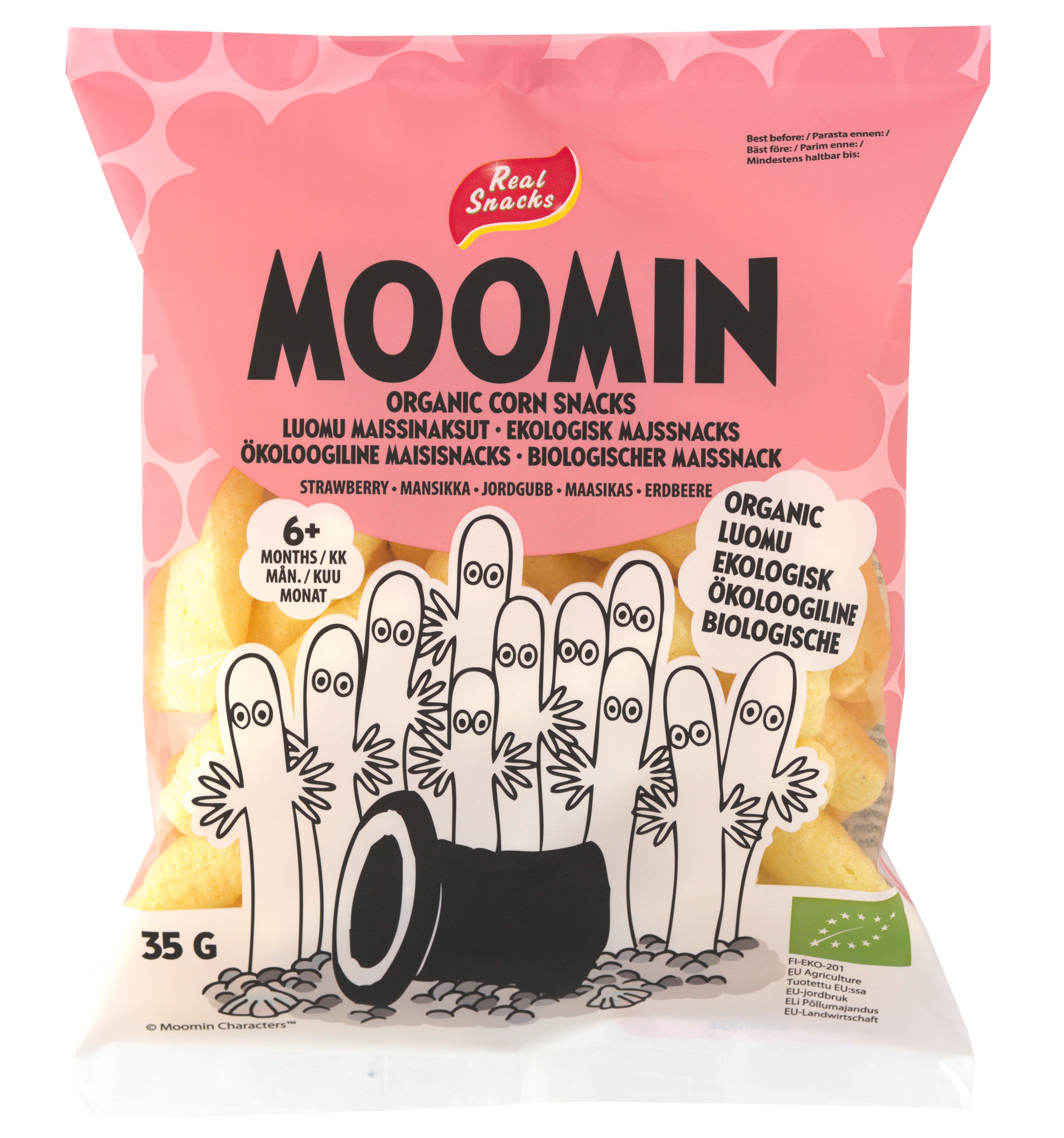 Real Snacks Moomin Strawberry 35g