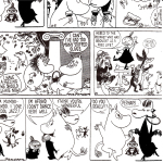 Suomen Kerta Oy Comic Moomin napkin