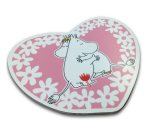 OPTO Pot Coaster Shaped -Heart Together Pink
