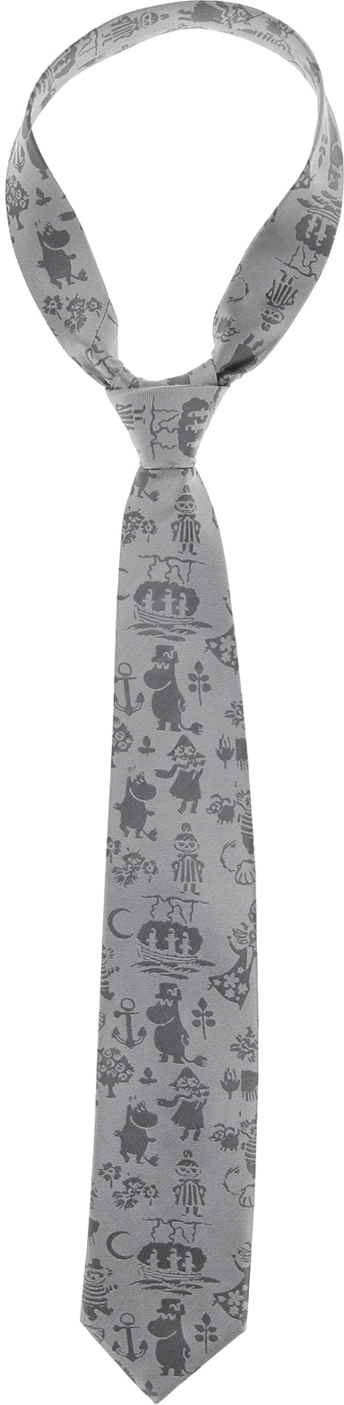 Lasessor woven necktie Summer grey