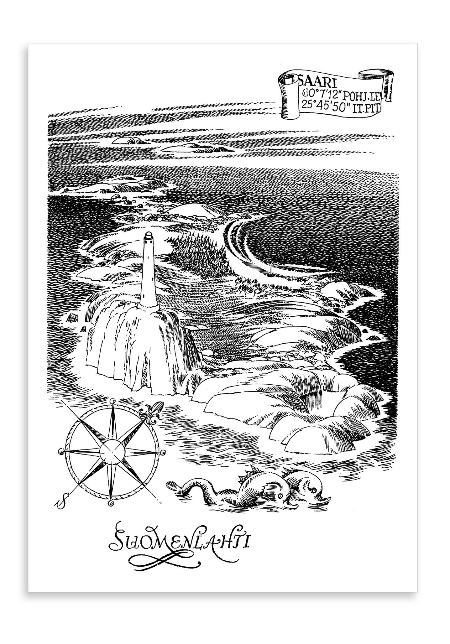 Putinki Postcard Suomenlahti