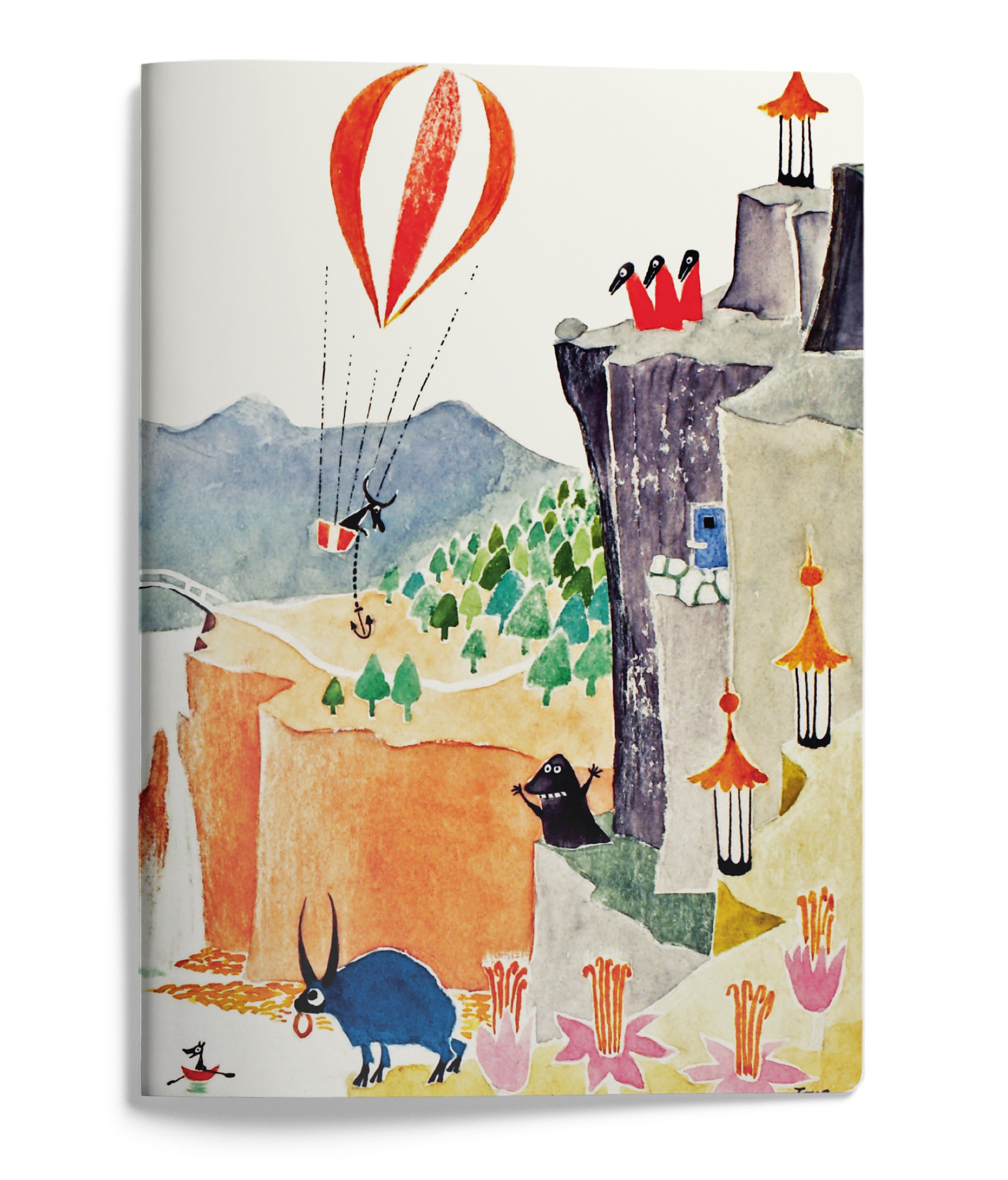 Putinki Softcover Notebook A5 The Exploits of Moominpappa
