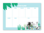 Putinki Weekly Planner Moomin in the Jungle