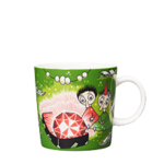 by Arabia Moomin mug 0,3L Thingumy and Bob green